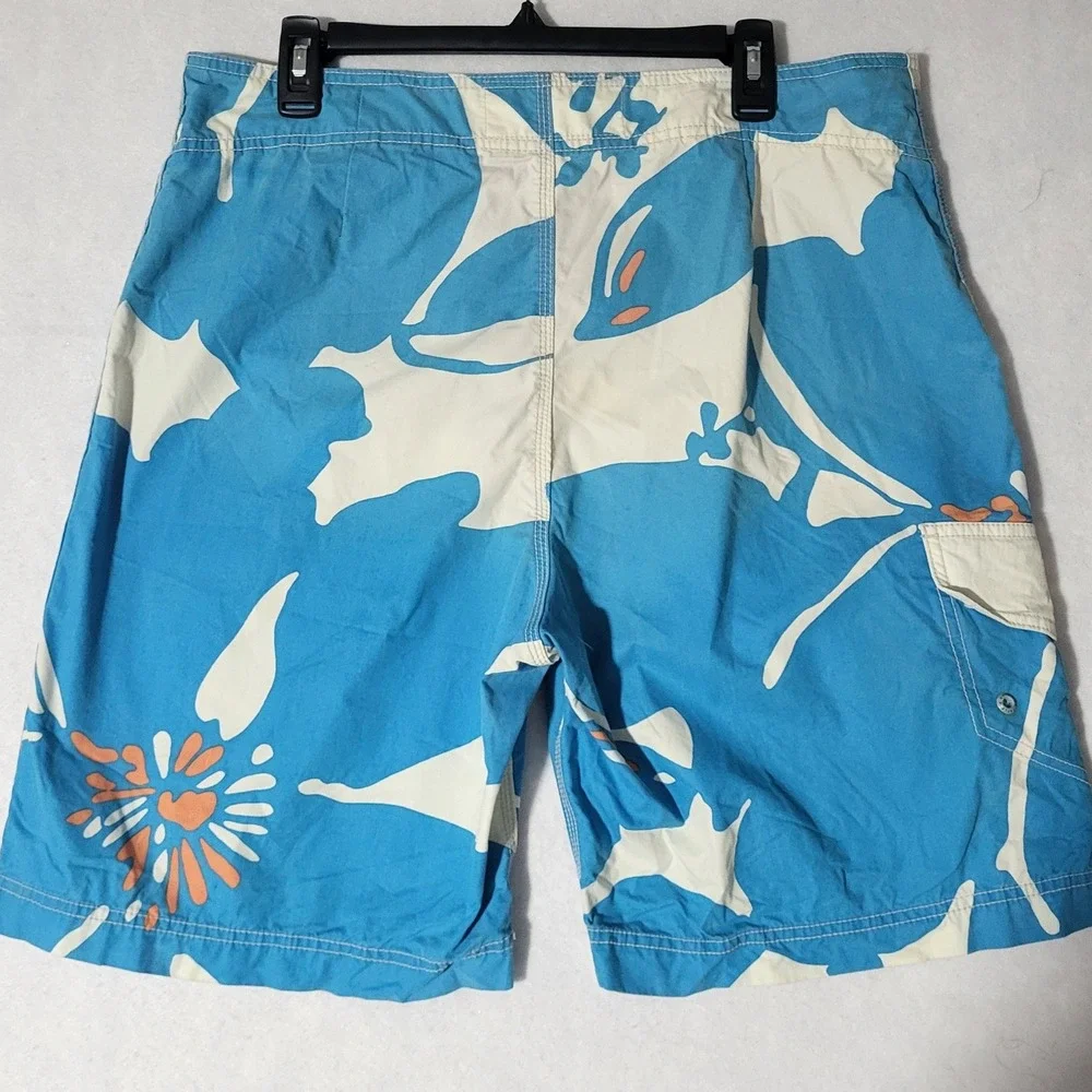 American Eagle Swim Trunks‎ Mens 34 Board Shorts Y2K Beach Tropical Summer